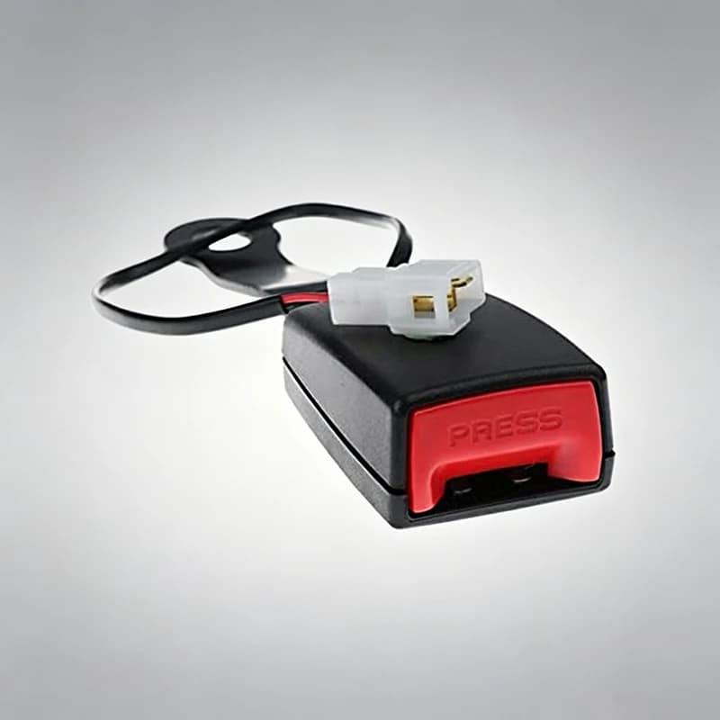 Estensore per Cintura di Sicurezza con Cavo di Avvertimento, Connettore per Fibbia della Cintura di Sicurezza Auto, Clip Universale per Cintura di Sicurezza Camlock