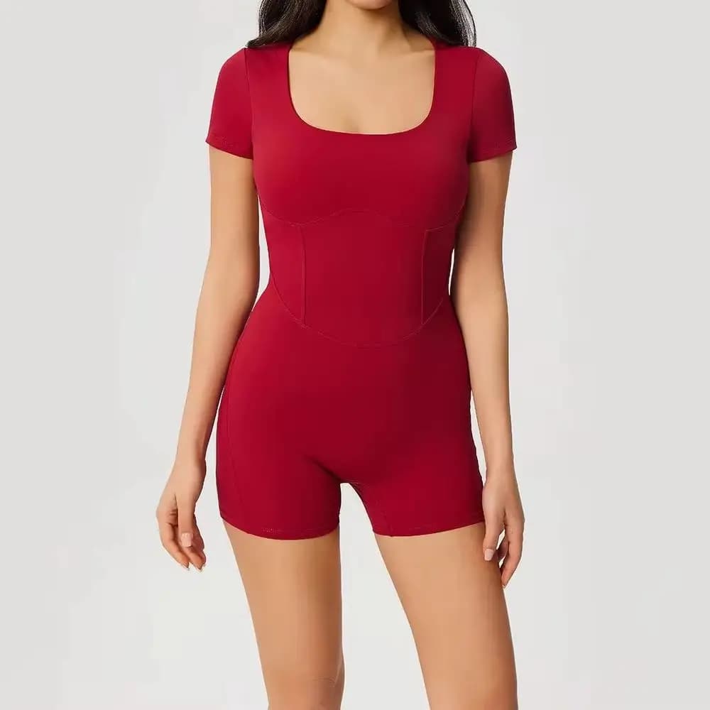 Completo Yoga Set 2026: Tuta Sportiva Monopezzo da Donna per Palestra, Allenamento e Fitness - Body Elasticizzato e Tuta da Yoga