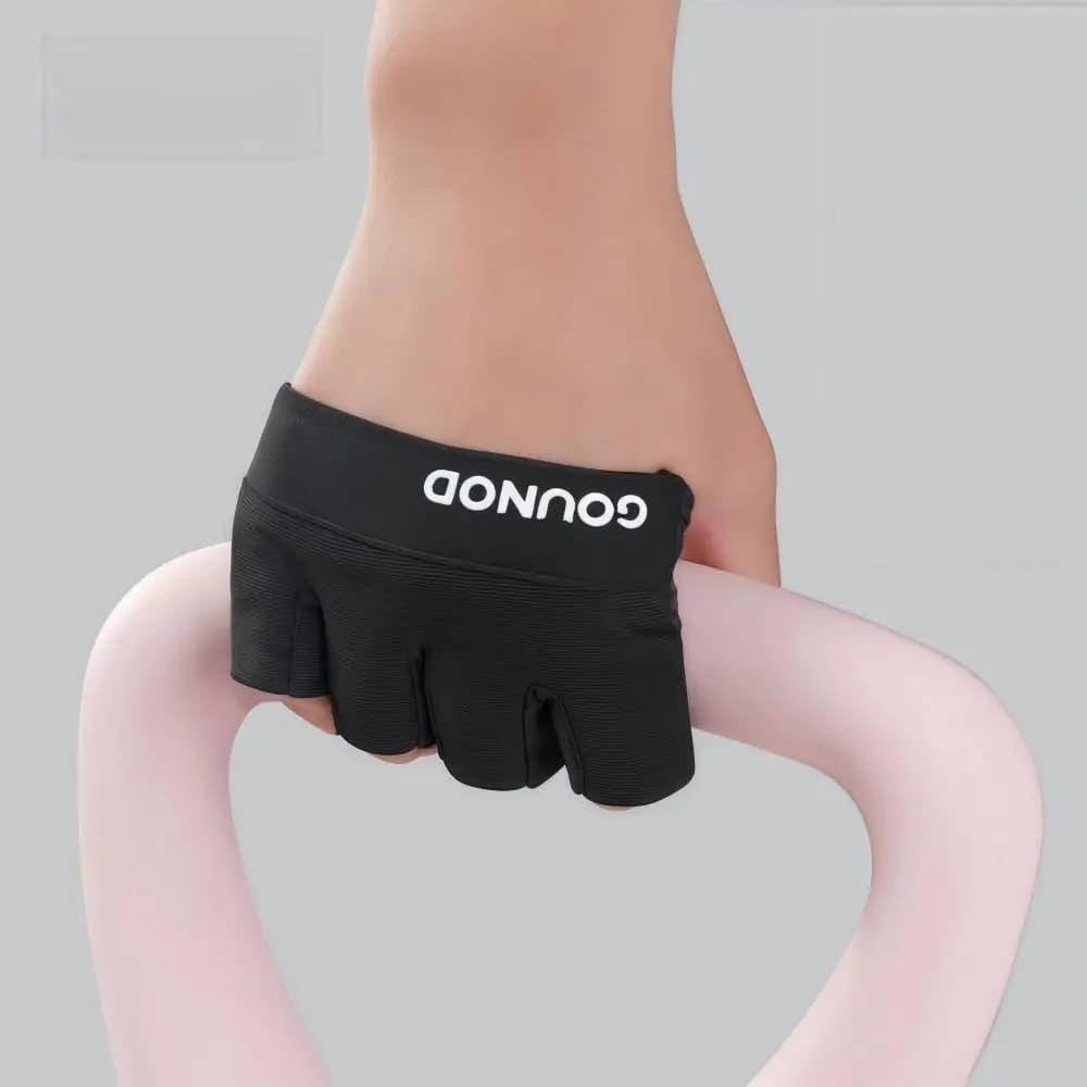 4 fingers breathable anti-slip finger cycling gloves, wear-resistant gym gloves with palm protection, unisex sports gloves for fitness