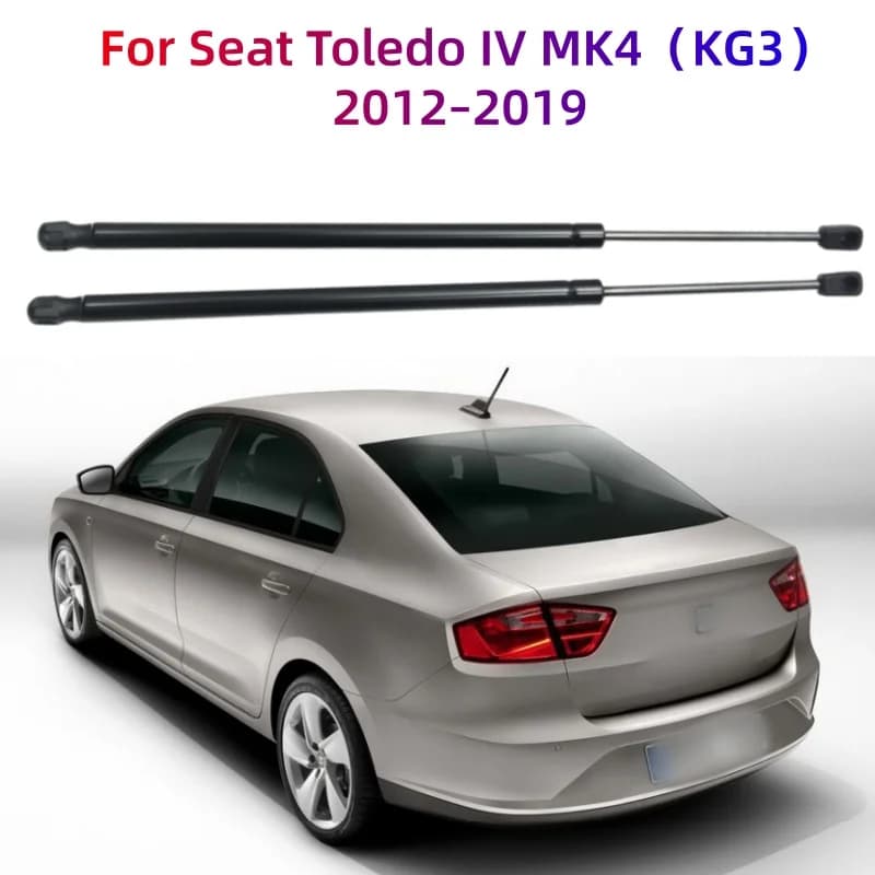 2 Pezzi Ammortizzatori a Gas per Portellone Posteriore Auto per Seat Toledo IV (KG3) 2012-2019 6JH827550B / 6JH827550D