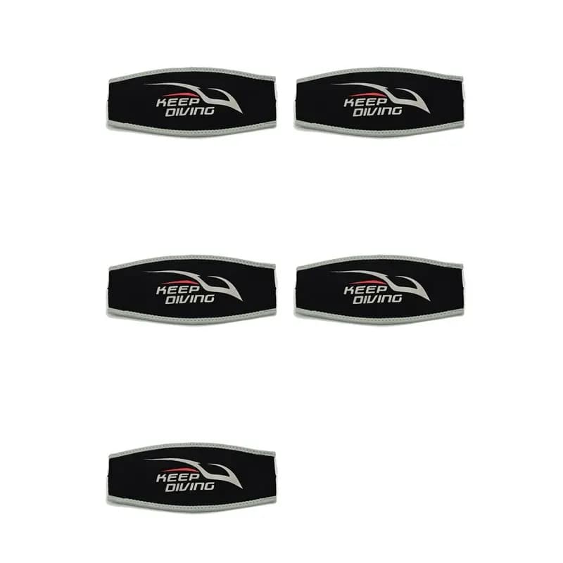 【SPECIAL】5X KEEP DIVING Soft Scuba Diving Mask Strap Cover Swimming Surfing Dive Snorkeling Hair Strap Cover Wrapper,E