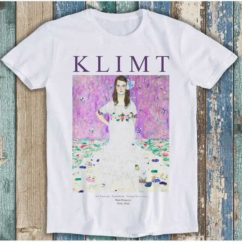 Gustav Klimt Mostra M Da Primavesi Met Museum Maglietta divertente M1708