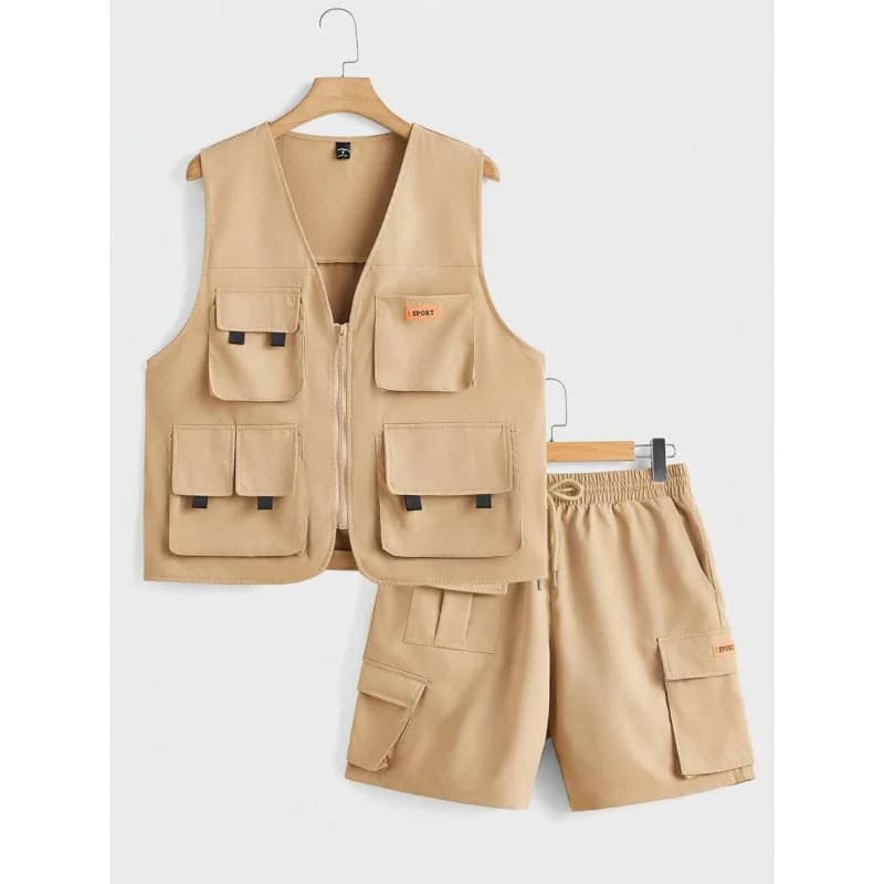Gilet da Lavoro Traspirante con Sette Tasche, Giacca Leggera e Confortevole per Uomo, Moda Primavera Autunno Inverno
