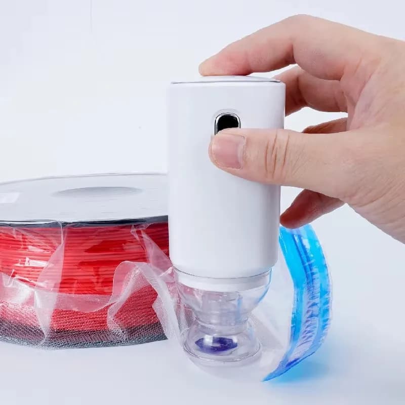 PETG ABS TPU filament vacuum bag and 3D printer air pump handle 3D filament storage bag dryer keep 3D printing accessories