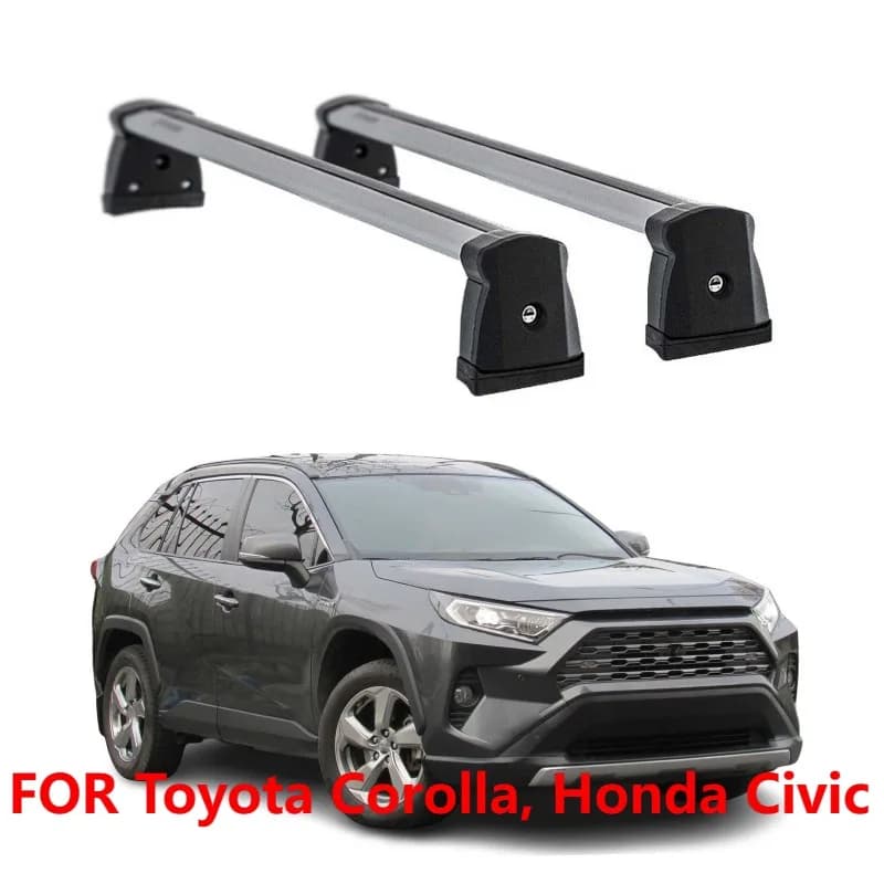 For Toyota Corolla and For Honda Civic Car Floor Mats – Durable Rubber Auto Interior Accessories, Waterproof and Non-slip