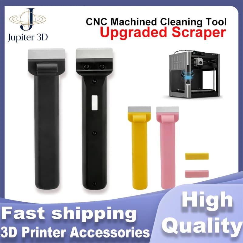 For Bambu Lab Series Scraper Upgraded Material SK5 Steel Blade 3D Printer Hot Bed Shovel Universal Scrapers Printer Accessories
