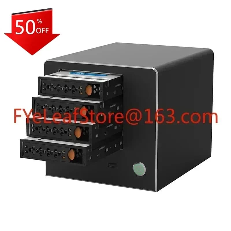 Vendite calde Custodia per server di archiviazione di file per ufficio Mini Nas Piccola casa di archiviazione a 4 dischi
