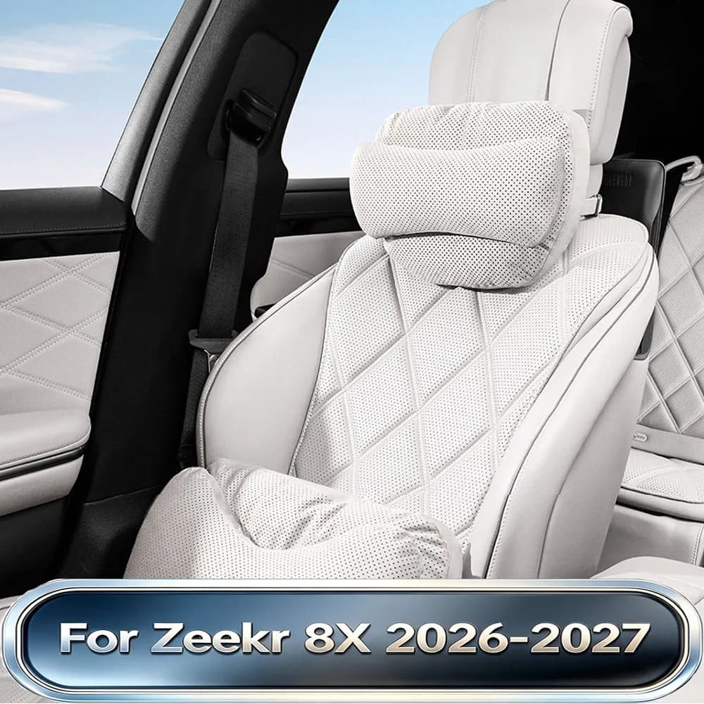 For Zeekr 8X 2026-2027 Headrest Neck Pillow Lumbar Support Cushion High End Interior Modification Specialized Car Accessorie