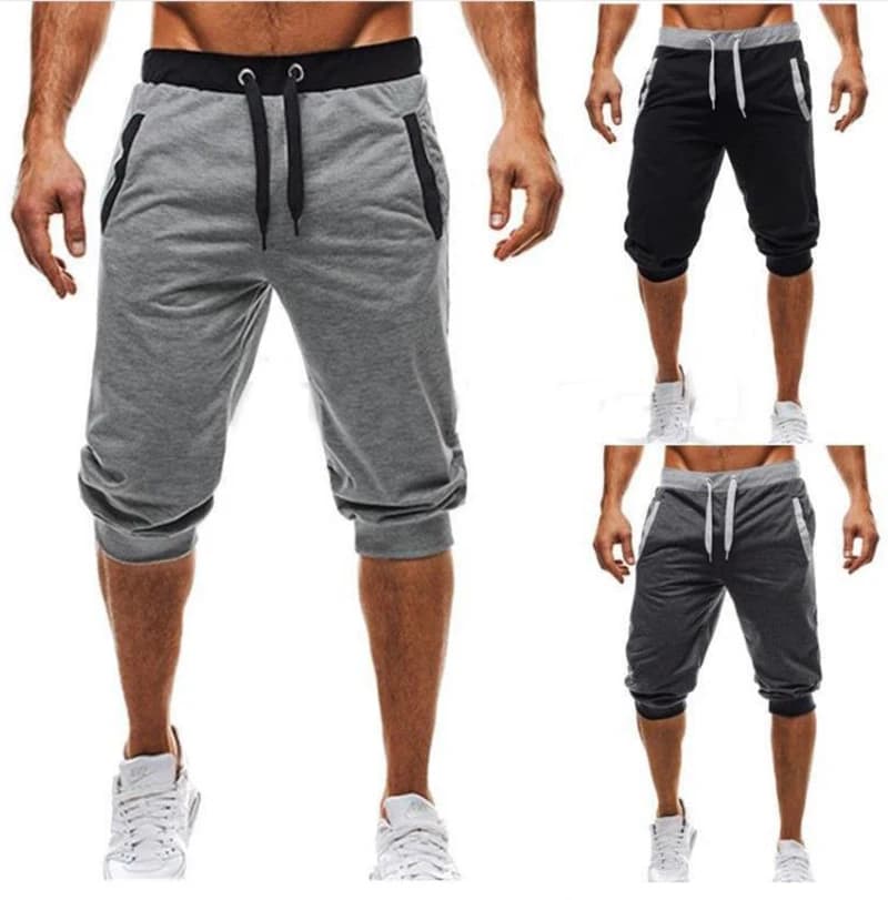 2024 nuovi pantaloncini da spiaggia da uomo estivi tronchi di marca borsa con coulisse traspirante abbigliamento sportivo Sexy a tre quarti per uomo