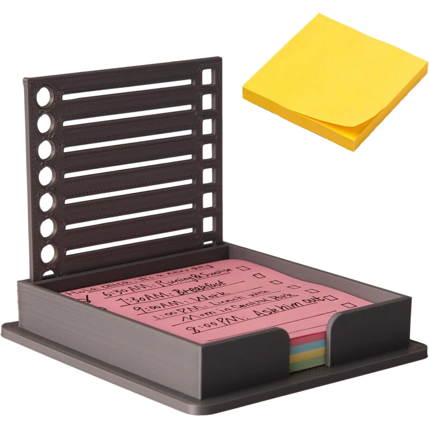 1 porta note adesive con modello per note adesive