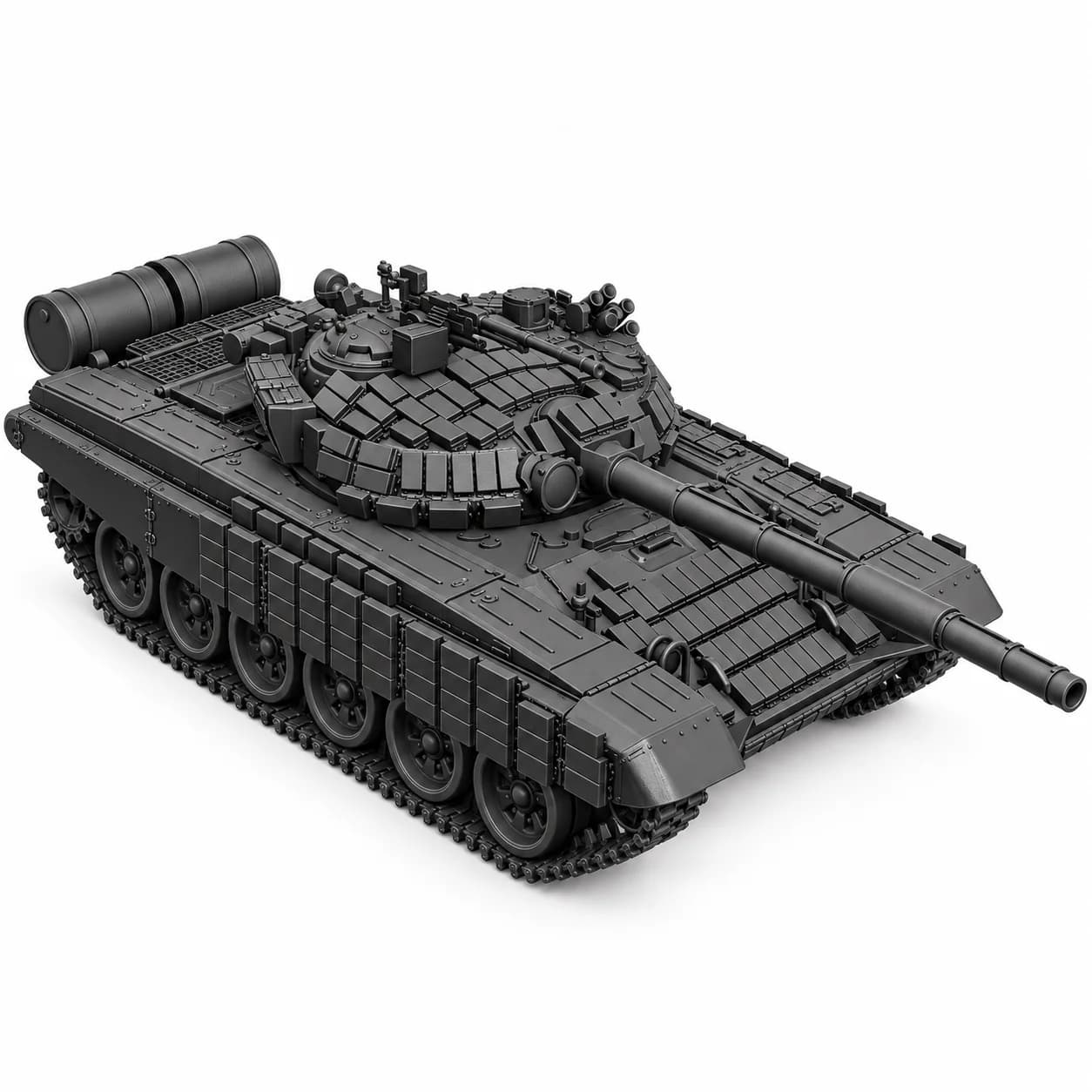 SSMODEL 1/72 Multi-Scale T-72B Soviet tank Resin Model Kit TSS0298