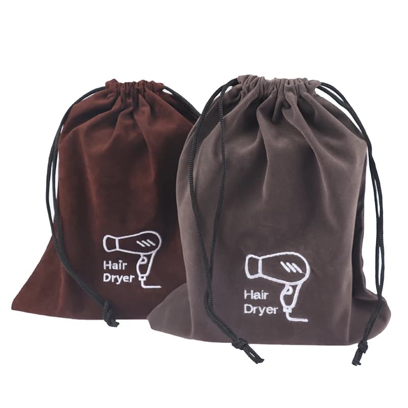 1pc asciugacapelli sacchetto di stoffa diffusore per capelli borsa per asciugacapelli chiusura con coulisse copertura cintura di immagazzinaggio bocca sacchetto per la polvere con coulisse