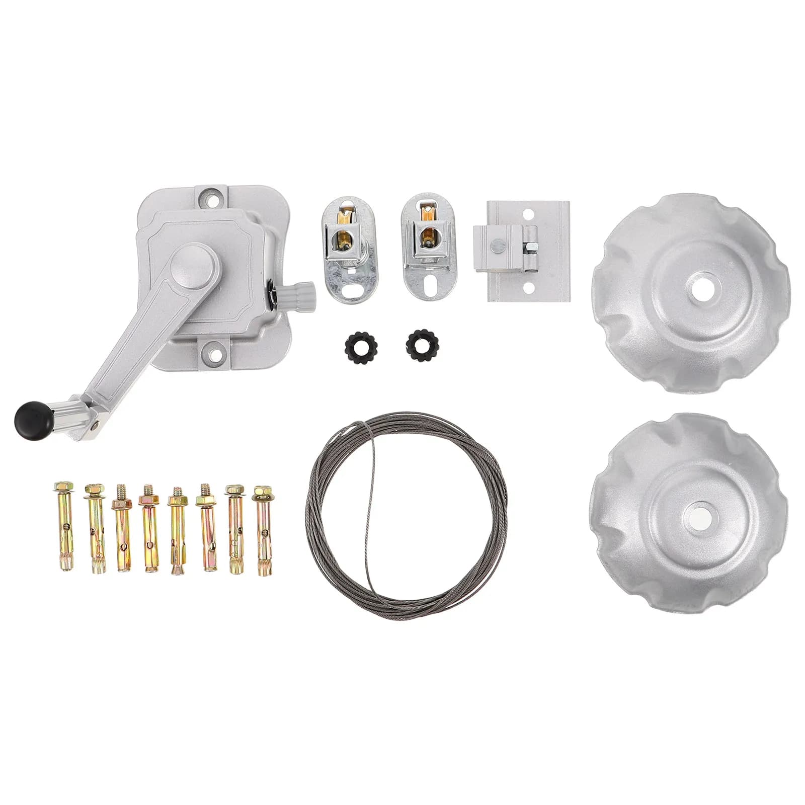 Set of 1 Aluminum Alloy Blow Drying System with Pulegge, Compact Design for Balcony Drying Accessories