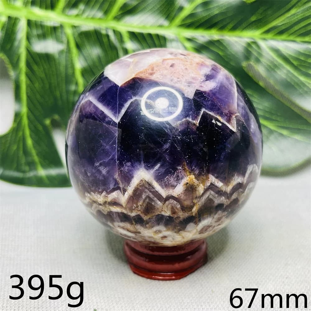 Sfera di pietre preziose naturali Cristalli di geode di ametista sognante Lucidati a mano Decorazione della stanza di casa Stregoneria Altare Preghiera Pietra spirituale
