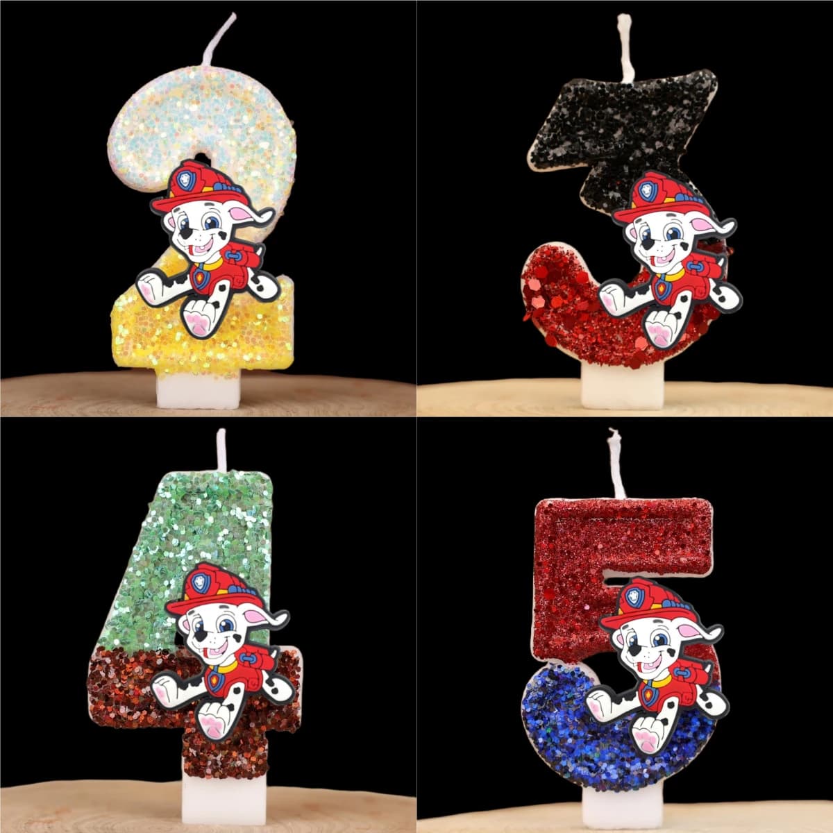 Paw Patrol Dog Candle Kids Birthday Cake Decoration Supplies Cute Cartoon Anime Figure Canine Party Accessories Supplies