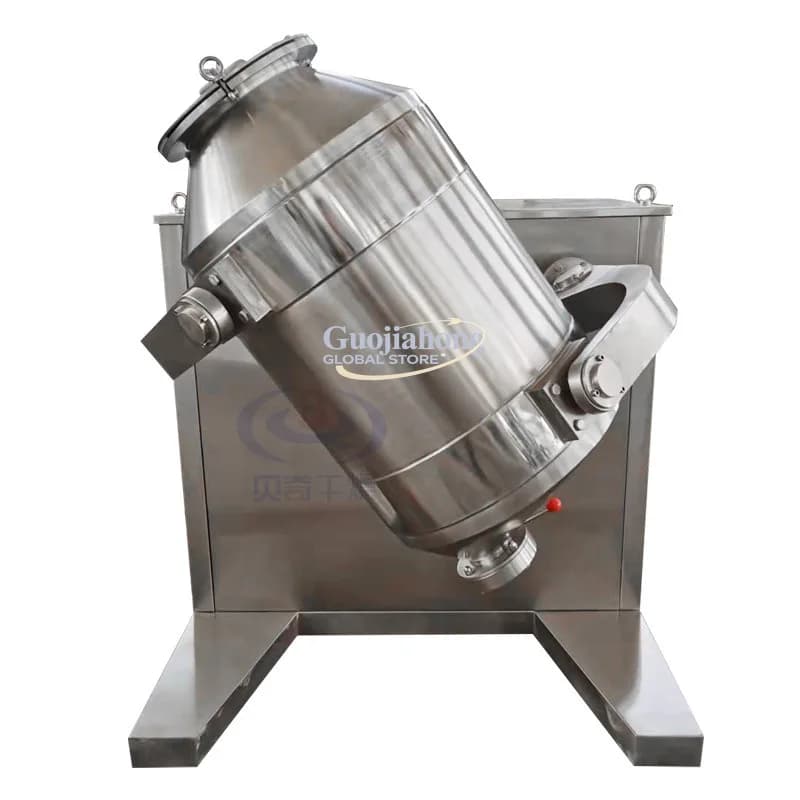 Chemical titanium dioxide mixer, three-dimensional movement mixer in protein powder, small three-dimensional laboratory mixer