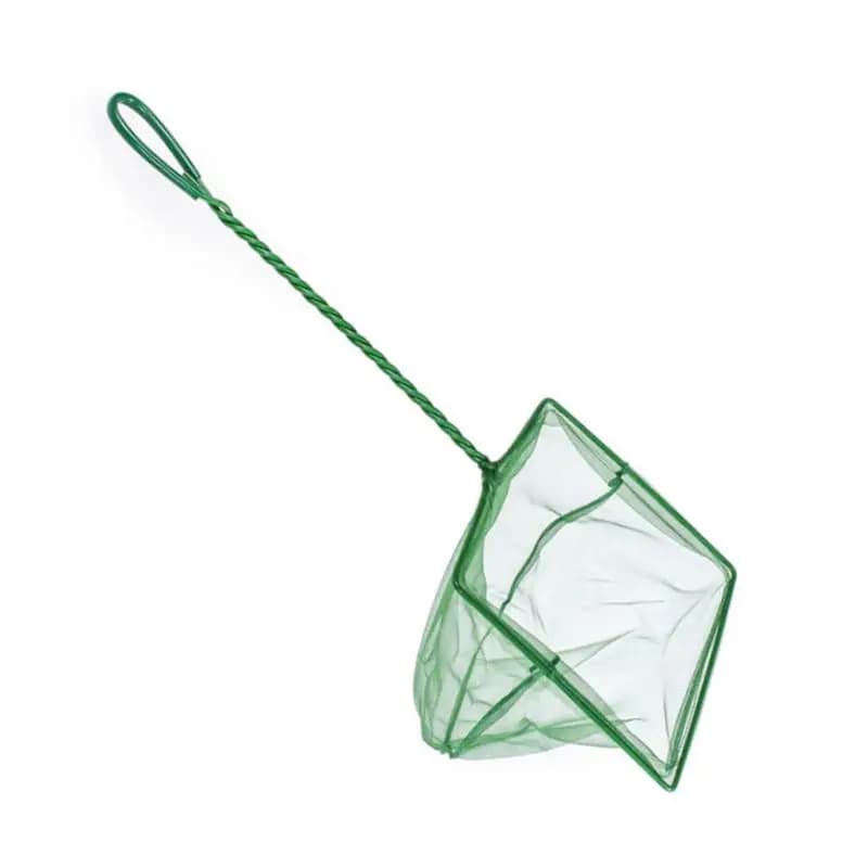 Square Aquarium Fishing Guadeloupe with Long Handle for Fish Floating Objects Fish Network for Crabs Fishing Rod Dryer