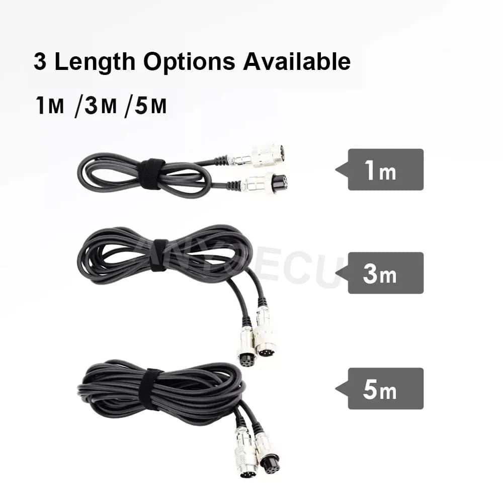 Cavo di prolunga schermante a 8 core con connettore aeronautico per cavo di prolunga per microfono walkie talkie VR-N7600/N7100