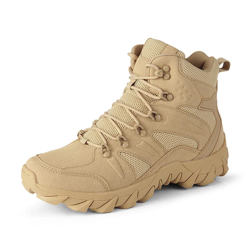 Scarpe Tattiche da Combattimento Migliorate per Uomo, Stivali da Trekking Anti-usura per Campeggio, Escursionismo, Pesca e Caccia