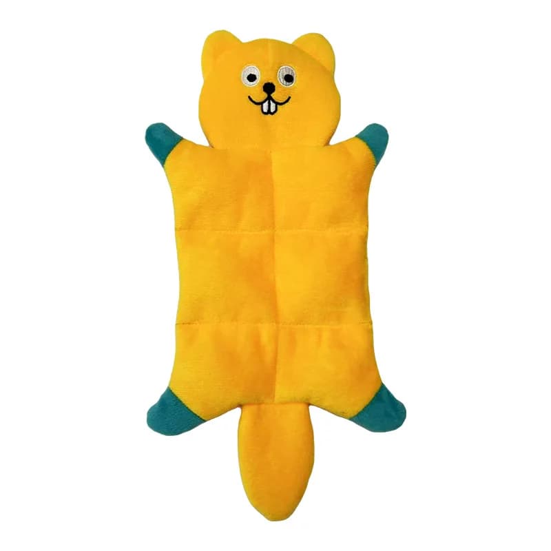 No Filler Cute Animal Shaped Dog Teething Toy Flexible Soft Plush Chewing Supplies Comfort Interactive Toy For Puppies Daily