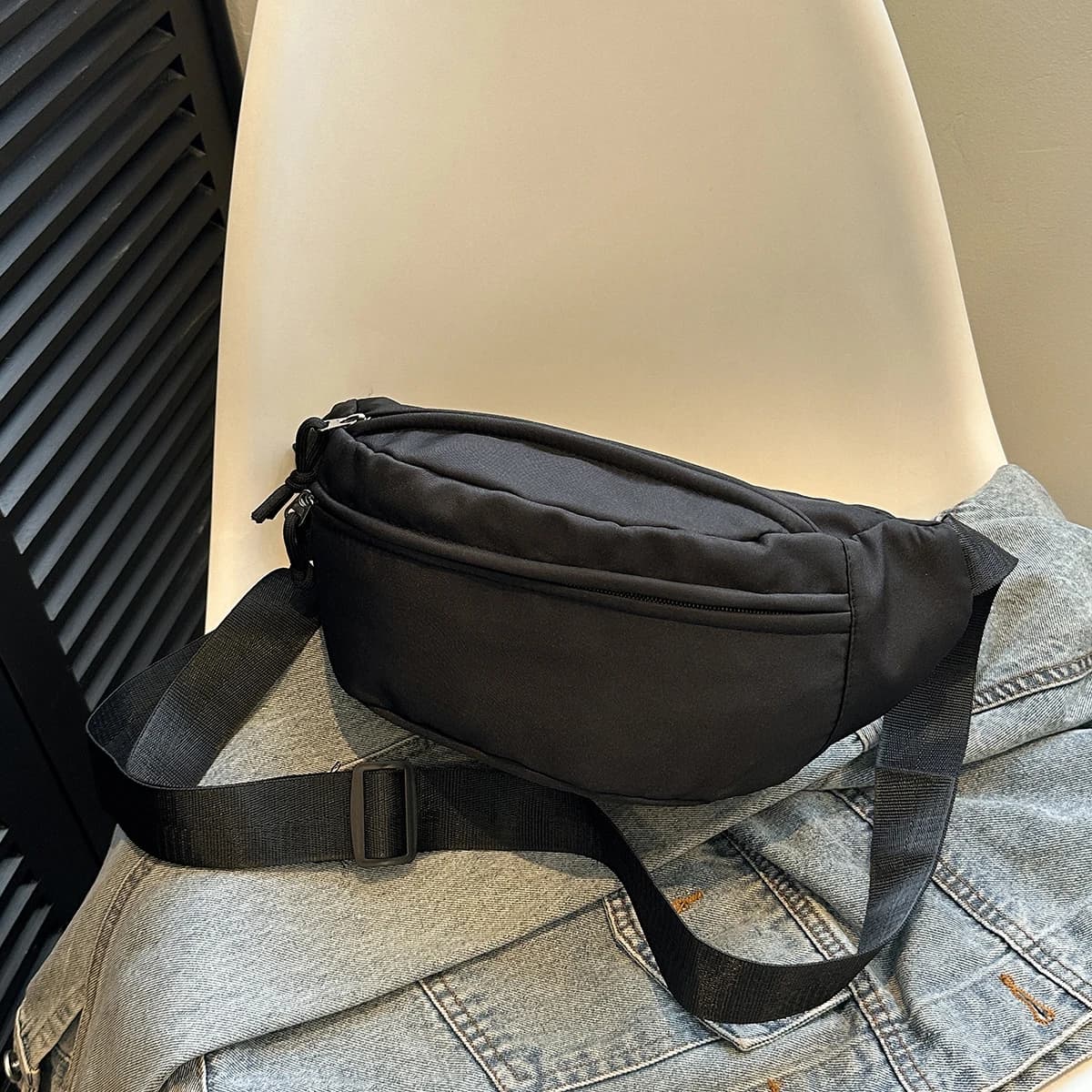 Marsupio da donna, borsa a tracolla, zaino monospalla, marsupio sportivo da viaggio con tracolla regolabile per corsa