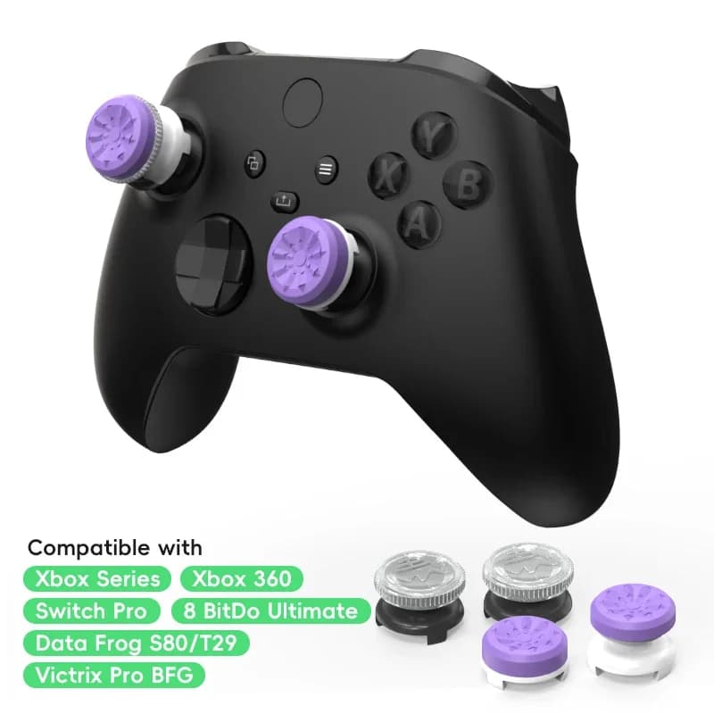 DATA FROG Freek Galaxy Thumb Grip Caps per PS4/PS5/Xbox Series S/X | Coperture per impugnature analogiche FPS a vita alta per controller