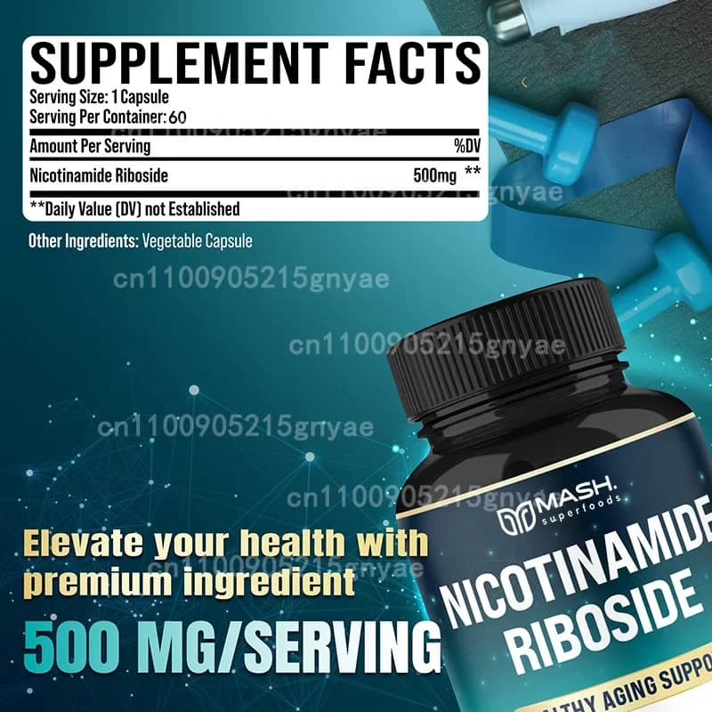 Supply of 2 months of vitamin B3 (Niacinamide) | 500 mg, 60 capsules - Improves metabolic function | Food supplement