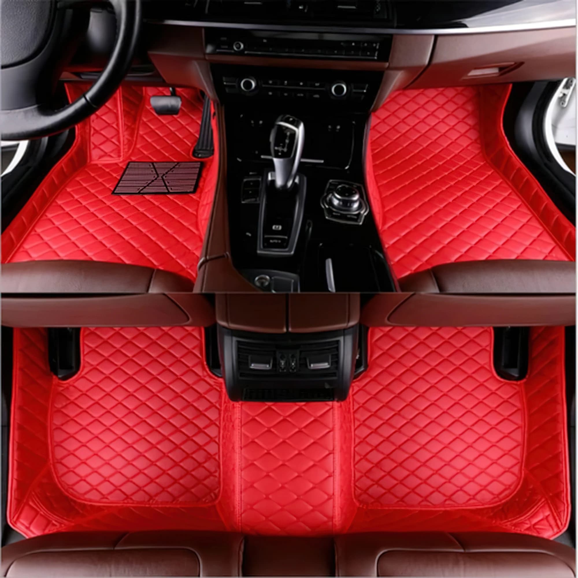 Accessories Car Leather Car Mats for Honda Fit Jazz 2010 2012 2013-2017 Car Car Mats for Vehicles