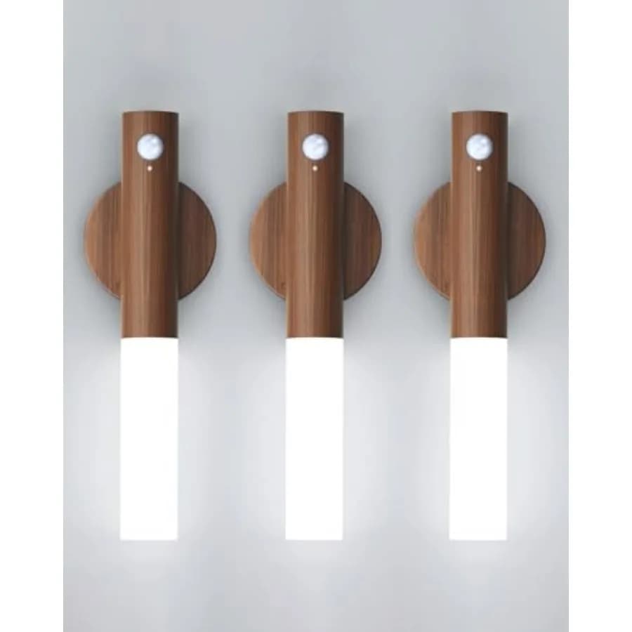 Applique da Parete a Batteria: Luci Wireless Magnetiche con Sensore di Movimento Ricaricabili da 2200mAh per Scale e Corridoi Portatili