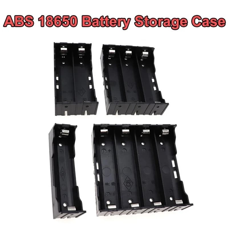 ABS Plastic Shell 18650 Power Bank Case For 1/2/3/4 Slots 18650 Battery USB Charging Board DIY Electronics Repair Accessory Tool