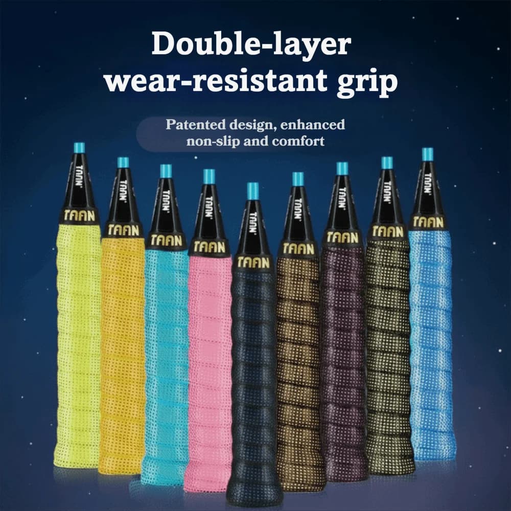 Thick PU PU Badminton Sweatband Grip Sweat Absorbent Anti-Slip Fishing Rod Grip Glue Shockproof Tennis Racket Overgrip
