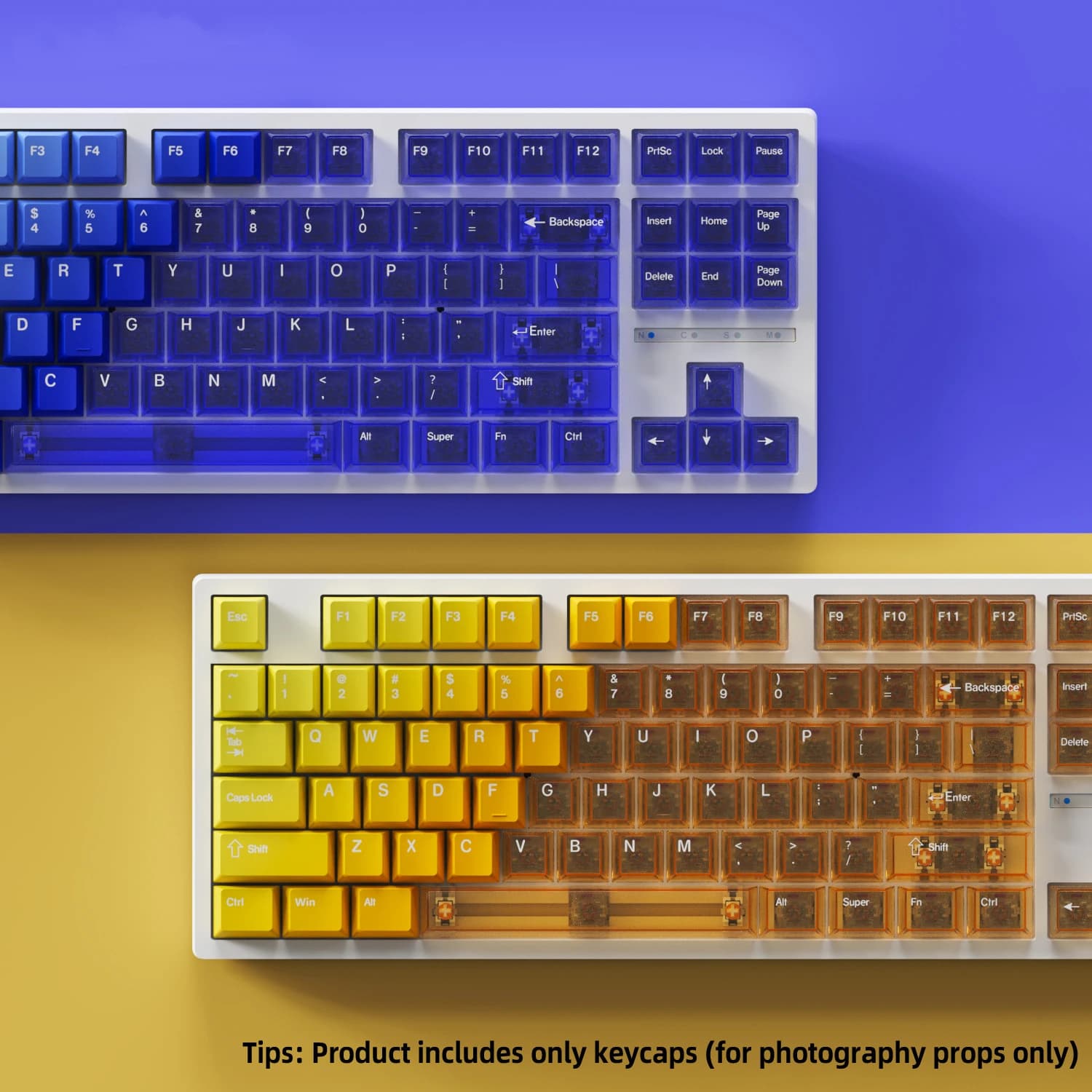 164 buttons Material PBT+PC Profile Cherry DYE-SUB Custom Keyboards Cherry MX Switch