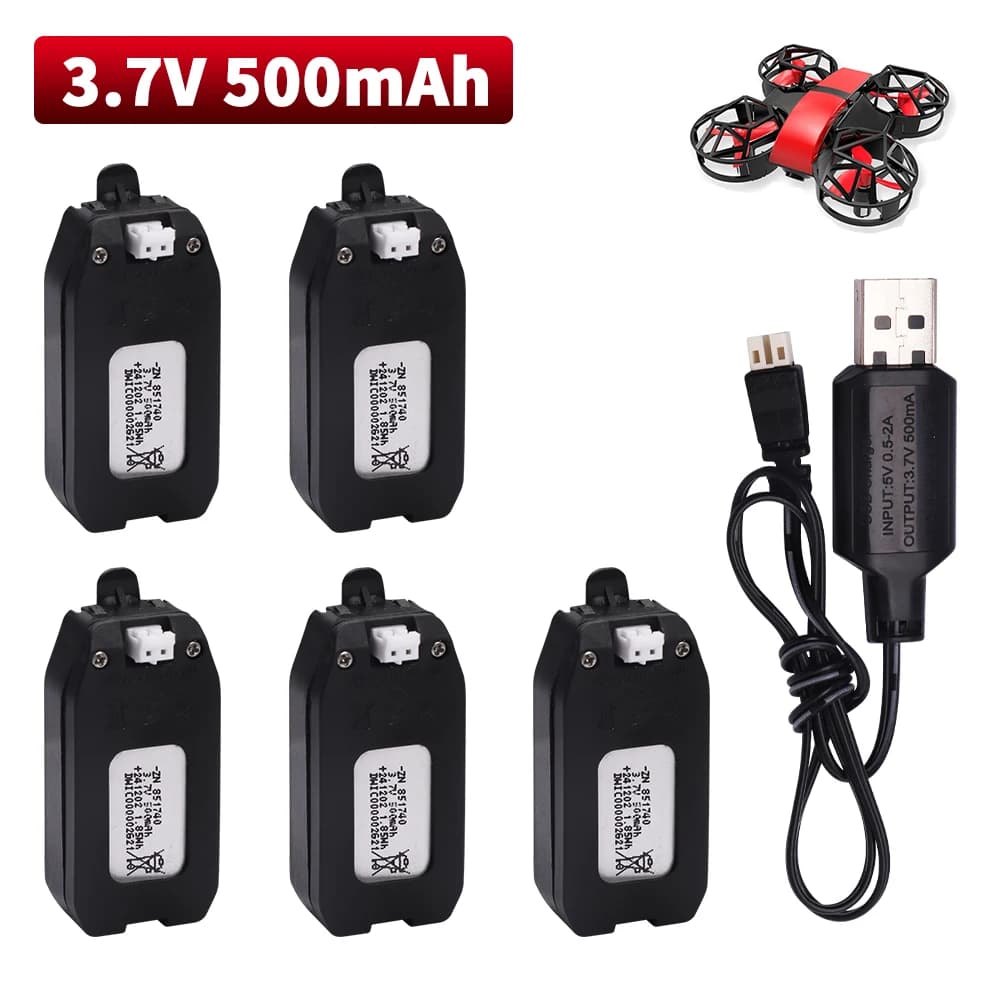 Lithium battery 3.7V 500mAh for NH330 RH821 Four-axis RC UAV Battery Accessories Quadcopter RC Drone 3.7V Battery