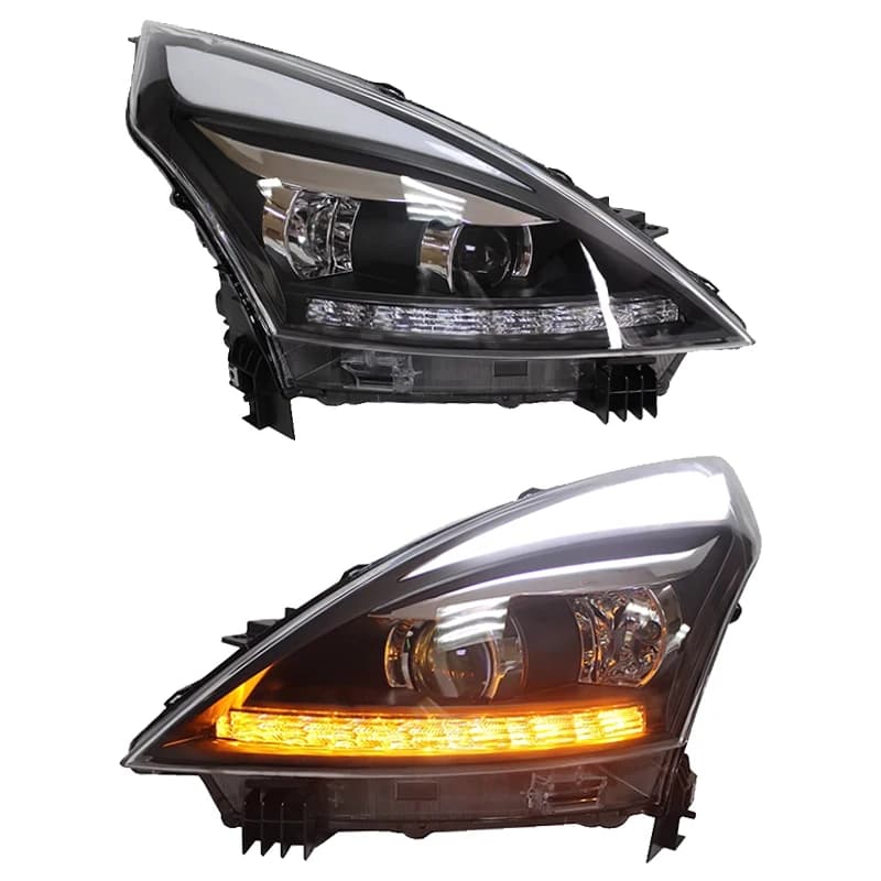 For Nissan Teana Altima J32 Headlights 2008 2012 LED Front Head Light Assembly Head Lamp Upgrade LED Headlamp DRL