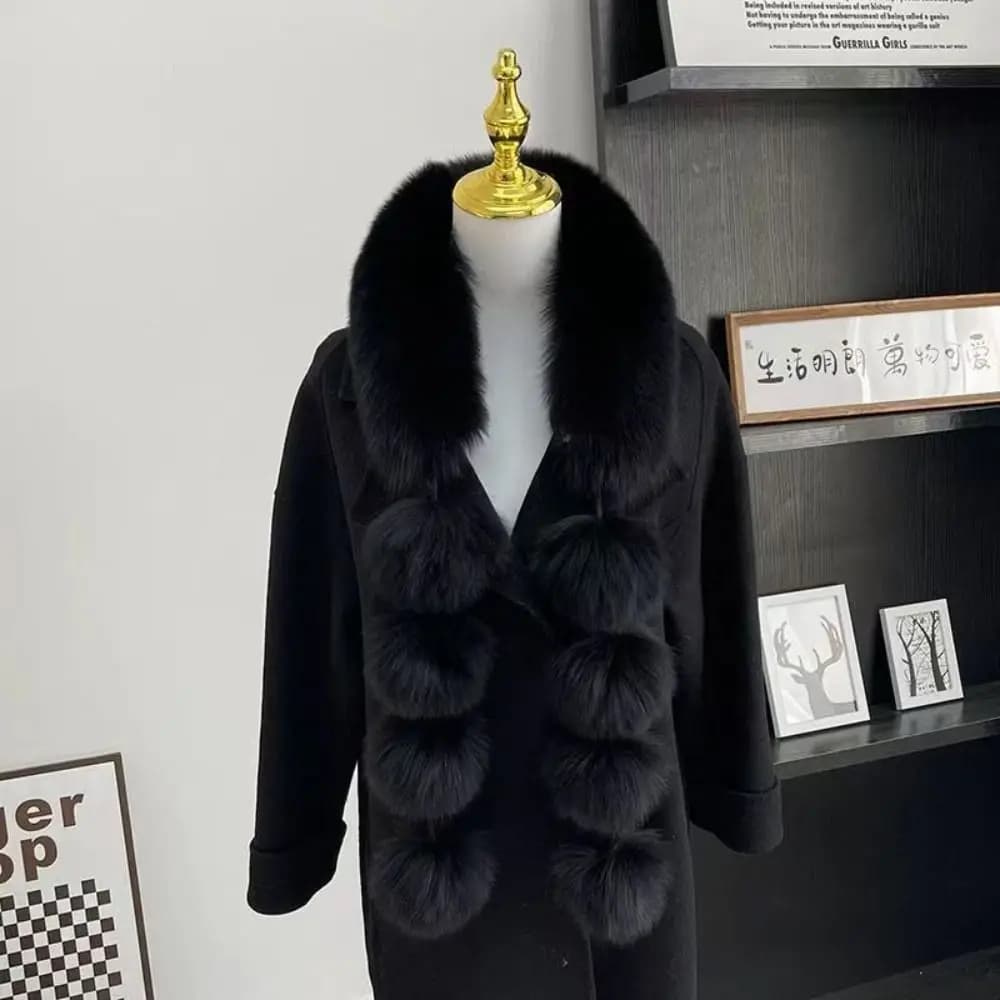 Simple Faux Rabbit Fur Magnetic Imitation Fur Scarf Thicken Warm Scarf Shawls Korean Style Imitation Mink Fur Scarf For Girls