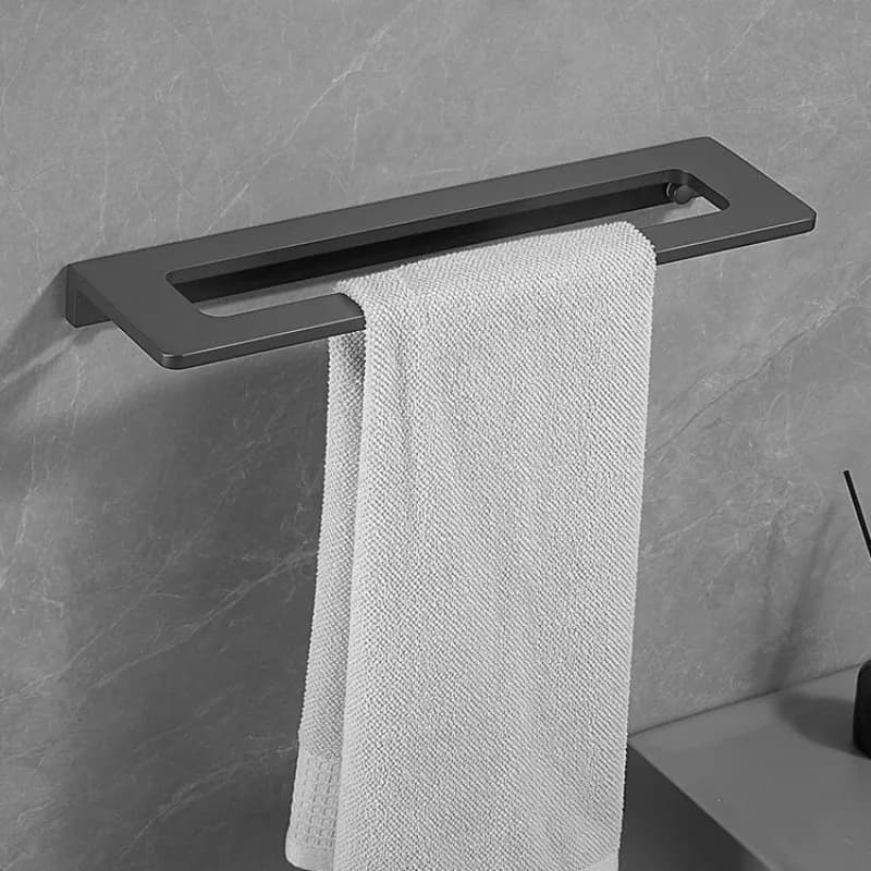Portasciugamani leggero e impermeabile, portasciugamani da parete in acciaio inossidabile, portasciugamani da bagno, accessori da bagno