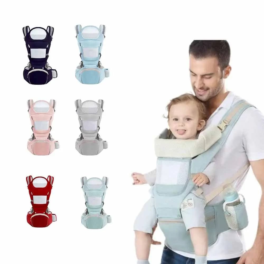 Front Facing Baby Carrier Backpack Travel Friendly Ergonomic Design Newborn Sling Adjustable Korea Style Infant Carrier Belt