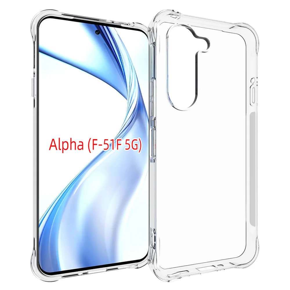 Per Fujitsu Arrows Alpha F-51F Custodia Cuscino D'aria Antiurto In Silicone TPU Trasparente Della Copertura Posteriore Airbag Custodia per Fujitsu Arrows Alpha 5G