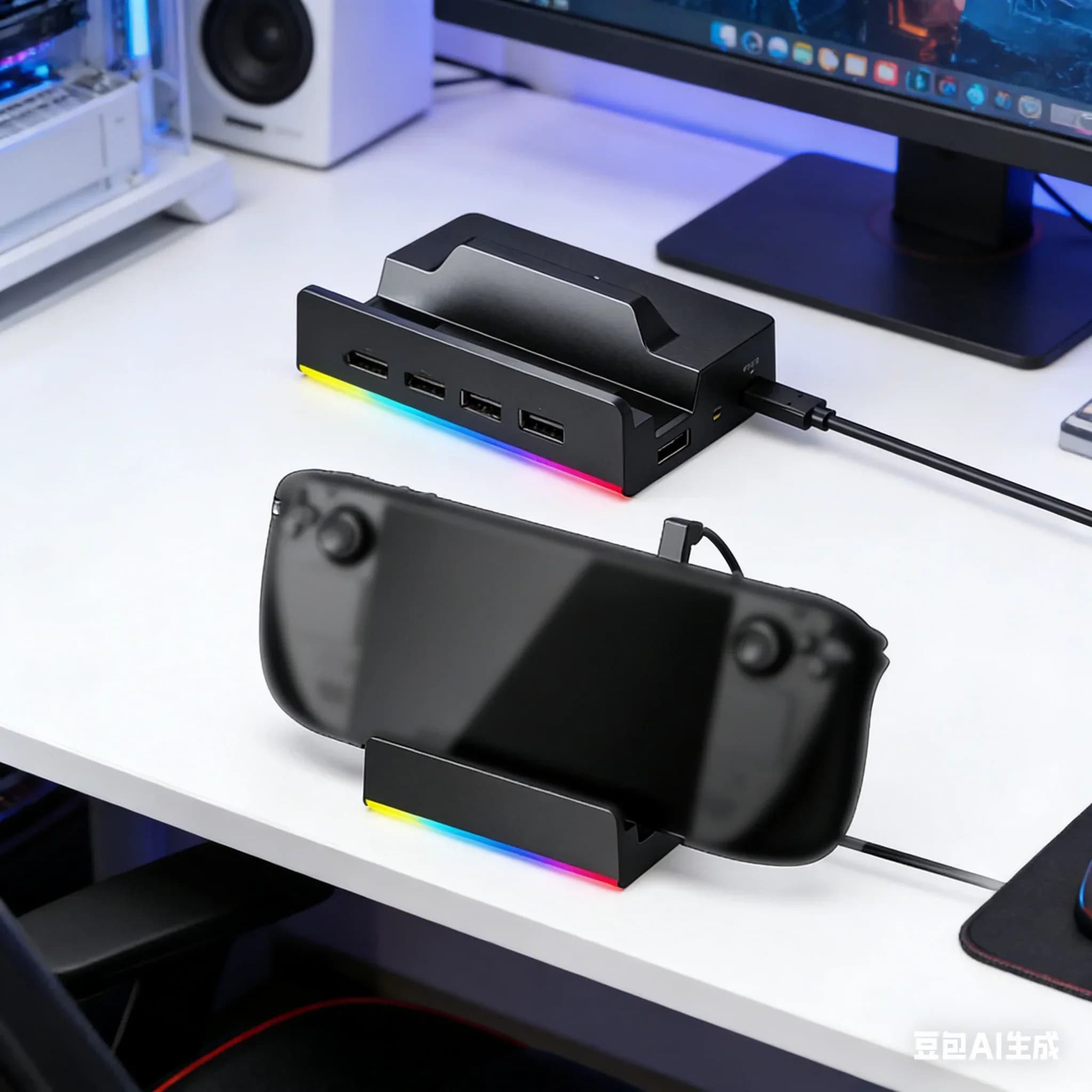 Docking Station 5-in-1 per ROG e Xbox Ally-X: Base di Ricarica 4K@144Hz 100W e Altro Ancora per Console di Gioco