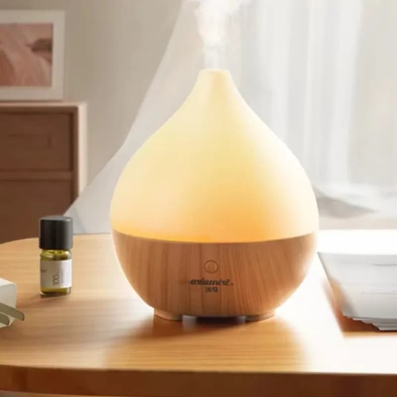 ‌ Diffusore di oli essenziali per aromaterapia | Umidificatore LED a 7 colori, nebulizzatore compatto per il rilassamento della camera da letto e della casa
