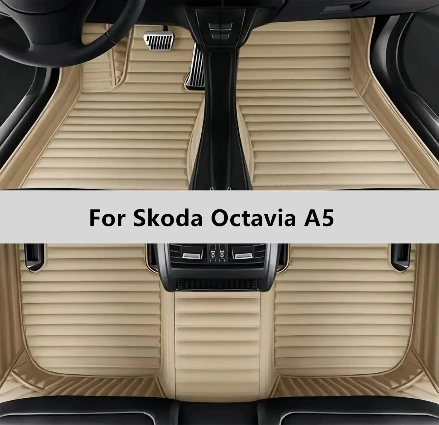 Tappetini auto personalizzati per Skoda Octavia A5 2012 2013 2015 Tappetino per auto Accessori per interni uomo donna