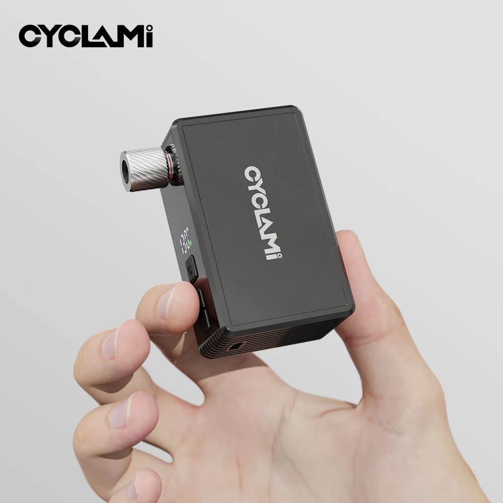 800 mAh Batteria Mini Pompa Elettrica Portatile Tascabile Bici Cordless Gonfiatore di Pneumatici Con Schermo Ricarica Veloce 130 PSI CYCLAMI AM6 Pro