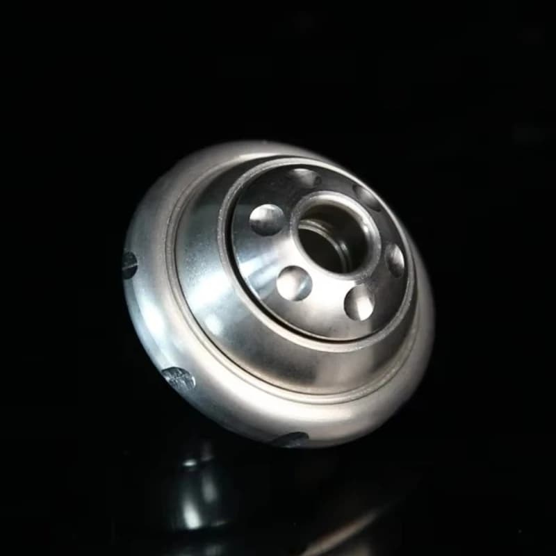 Metallo Mini Fidget Spinner Coltello EDC Acciaio inossidabile Giocattolo antistress Ciondolo Trottola Punta giroscopica Antistress Alleviare lo stress