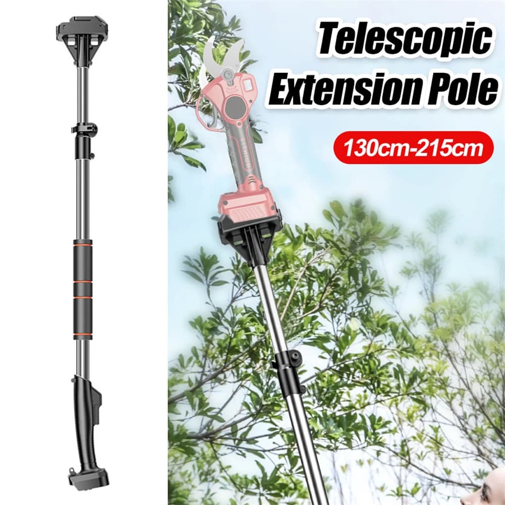 Telescopic rod Convenient light telescopic pole for electric shears Trimmer Electric shearing power supply