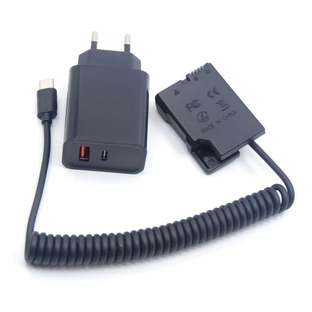 PD Charger+EN-EL14 ENEL14 Dummy Battery USB C EP-5A Coupler Adapter for Nikon D5200 D5300 D5500 D3200 D3300 D3500 P7000 P7100