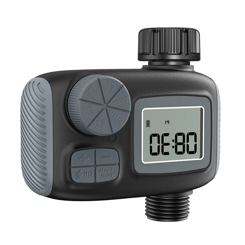 HLZS-Drip Irrigation Function Sprinkler Timer Garden Hose Faucet Timer With Manual/Rain Delay/Automatic US Watering Timer