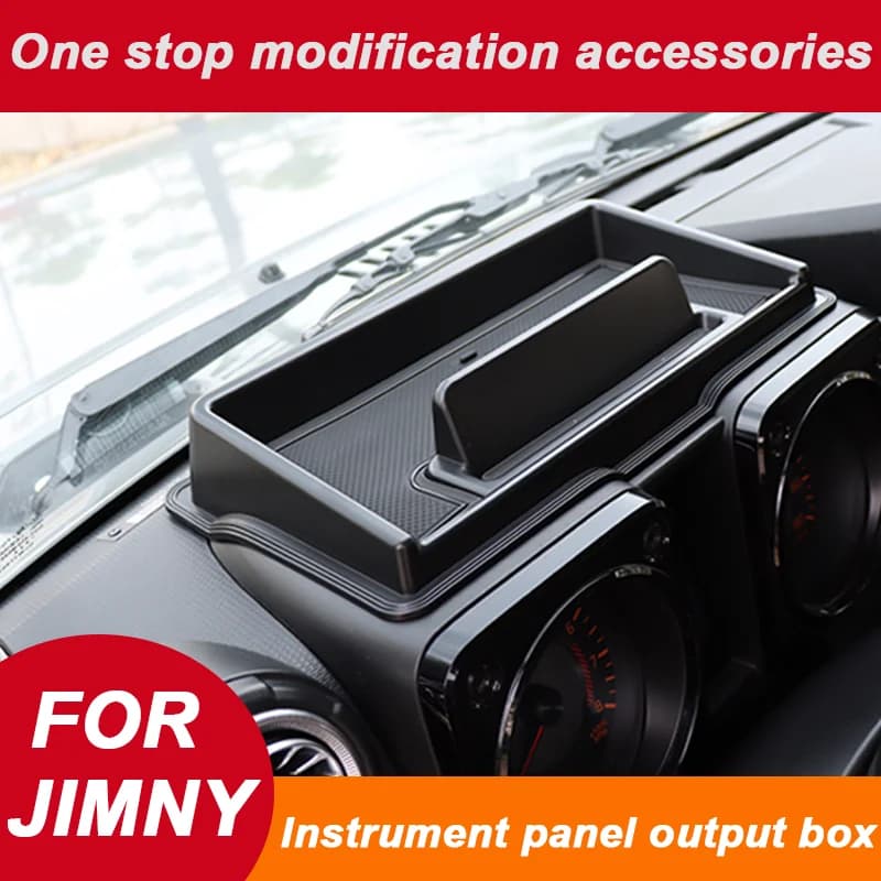 Organizer for Dashboard Car, Tray Container for Central Console, Support Phone for Suzuki Jimny JB64 JB74 2019-2026, Interior Accessories