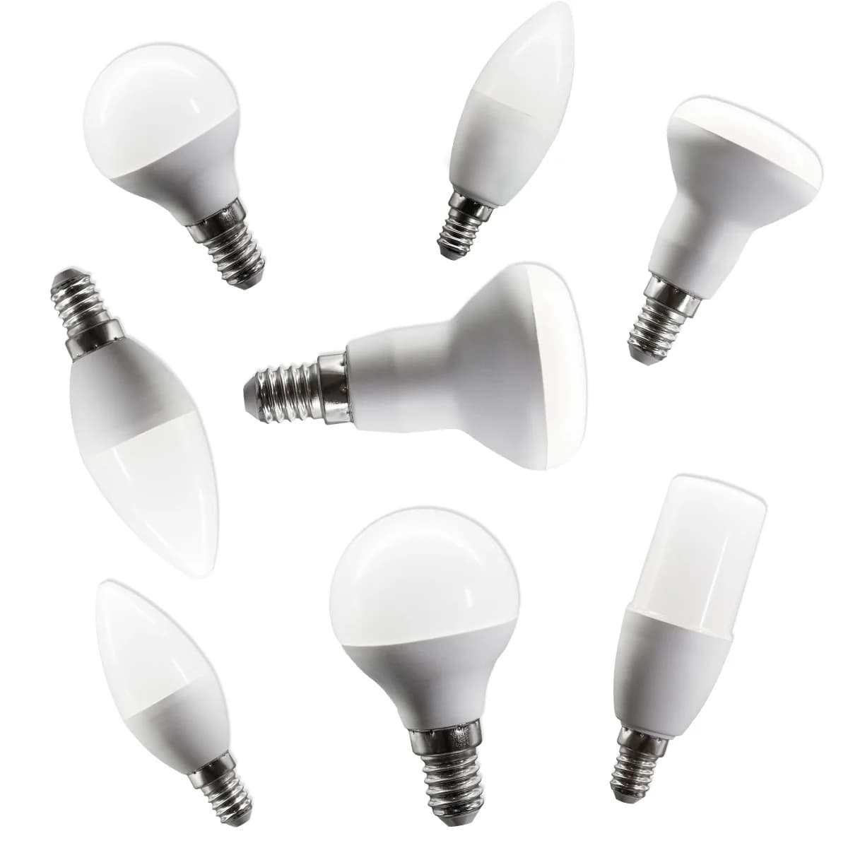 10PCS 3W 6W 9W LED Candle Bulb E14 LED Lamp Indoor Warm Cold White Light AC 220V 240V Led Light Bulb Home Decor Chandelier