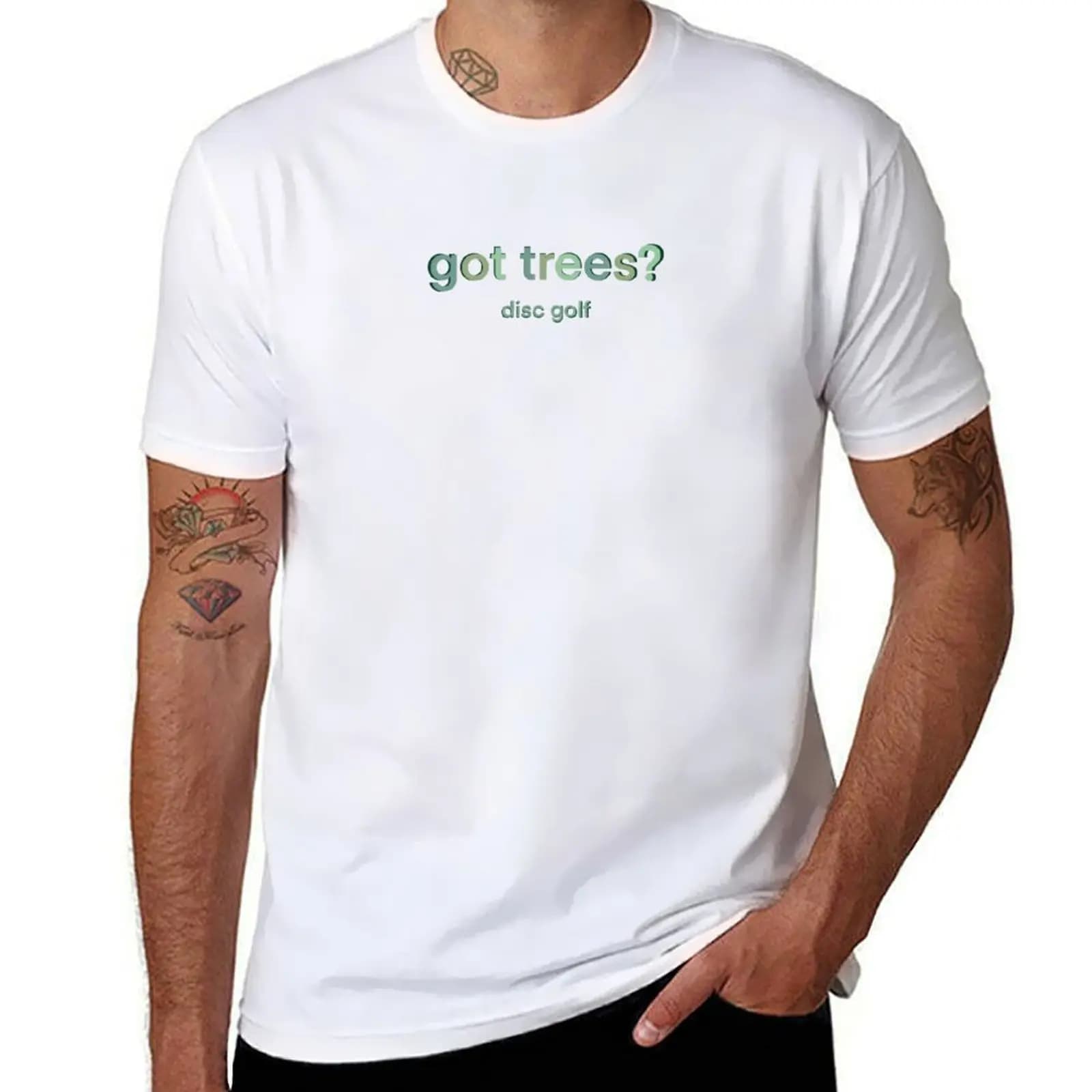 Maglietta con tema Halloween Disc Golf Got Trees Joke T-Shirt