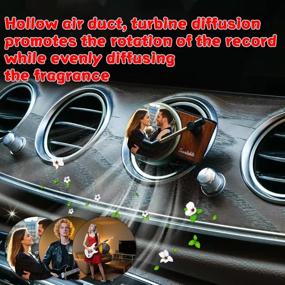 1 pz/6 pz/12 pzCustomized photos, car record readers, car deodorants, game decorations with exhaust clamp and customized photos